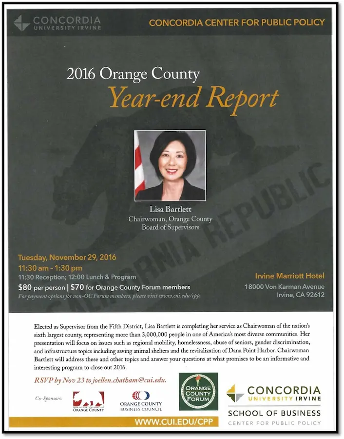 Center Sponsors State of County