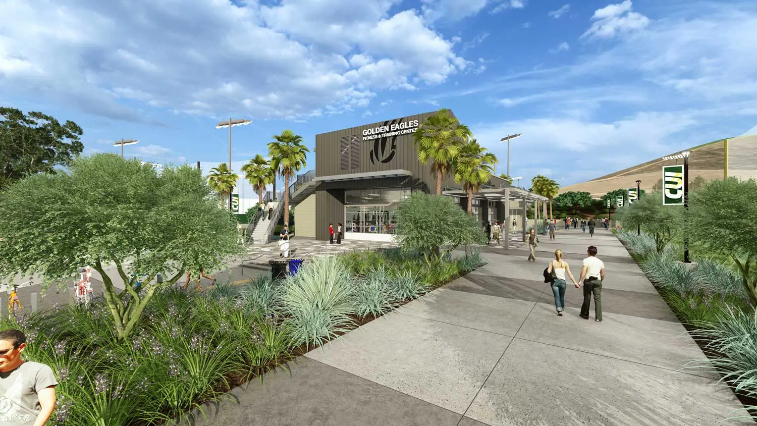 Rendering of the new gym facilities