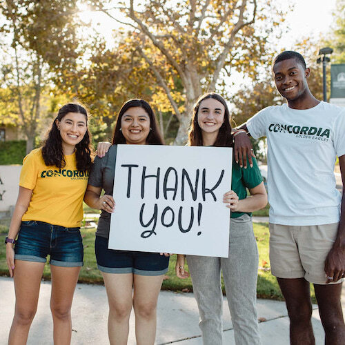 Thank you from all of us at Concordia University Irvine!