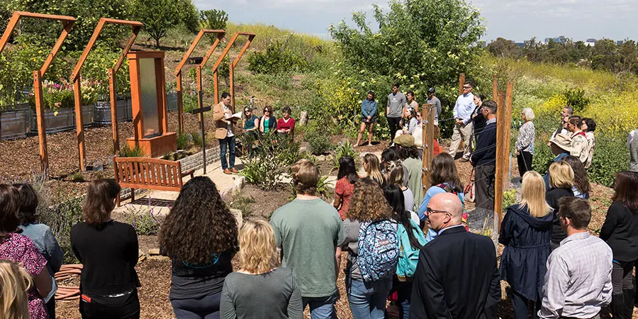 New Prayer Garden Dedicated in Heritage Garden