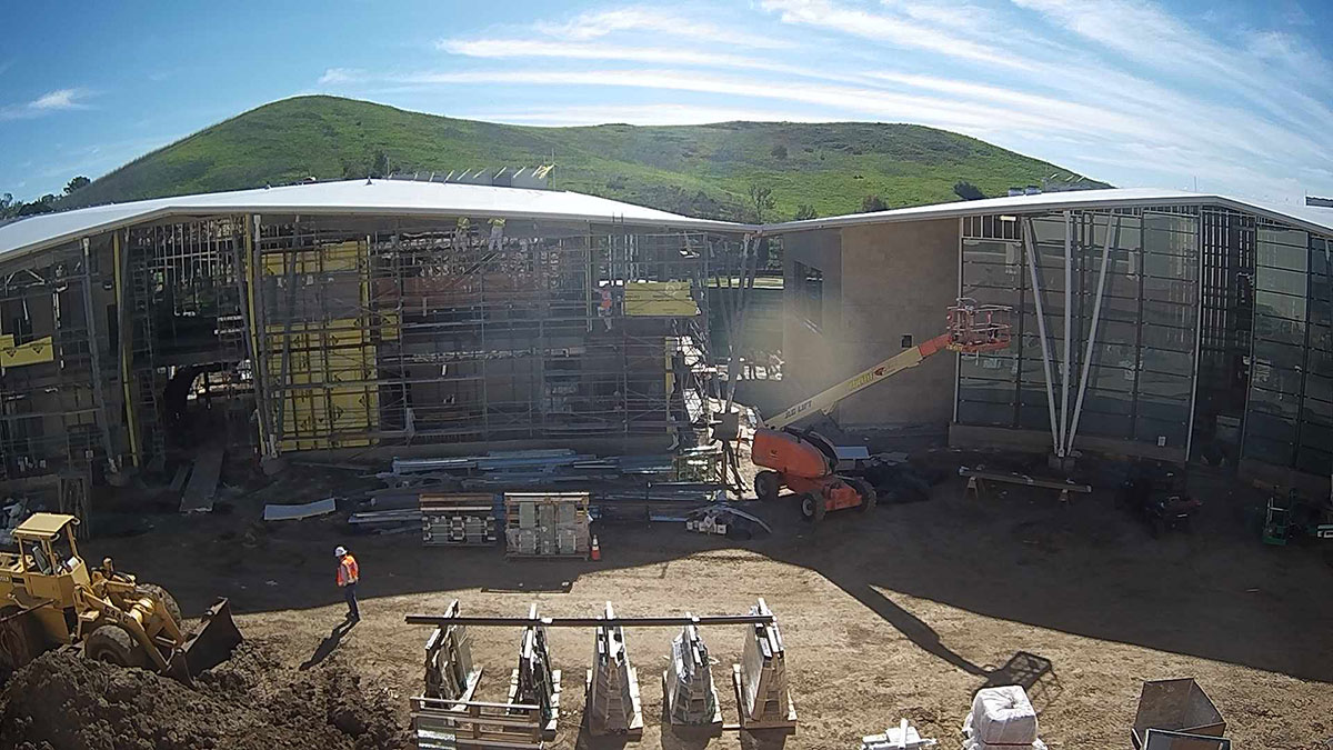 Borland-Manske Center Construction Timelapse