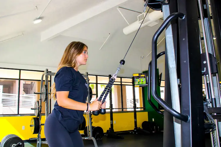 Students training at CU Active