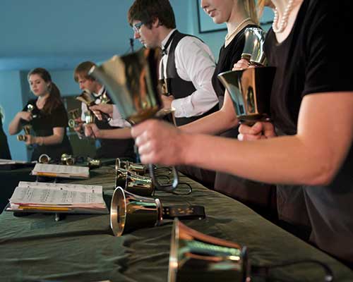 Image of a musician with an instrument.