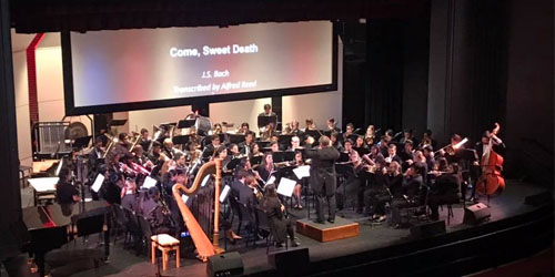 Concordia Wind Orchestra Shares the Stage with Santa Ana High School