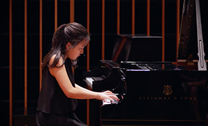 Student Playing Piano