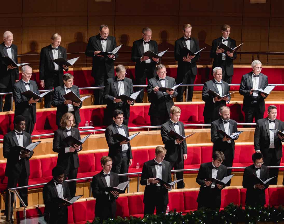 Image of vocalists performing