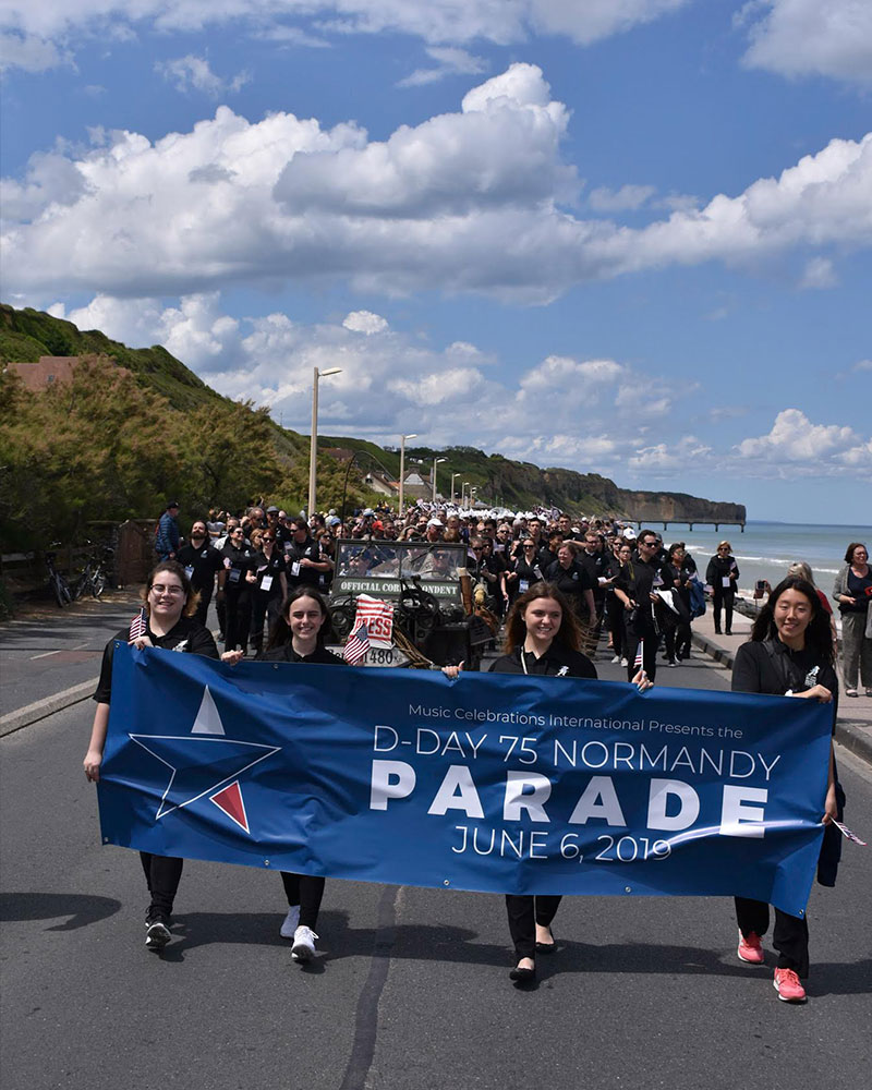 Omaha Beach Parade  (pc: Sam Held)