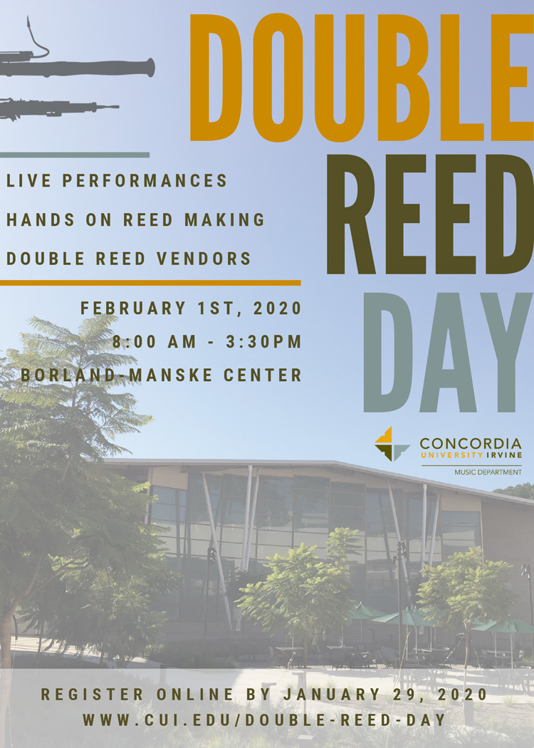 Double Reed Day Music Concordia University Irvine