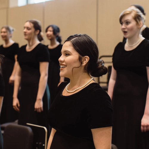 Image of vocalists performing