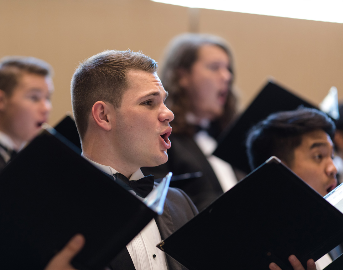 Image of vocalists performing