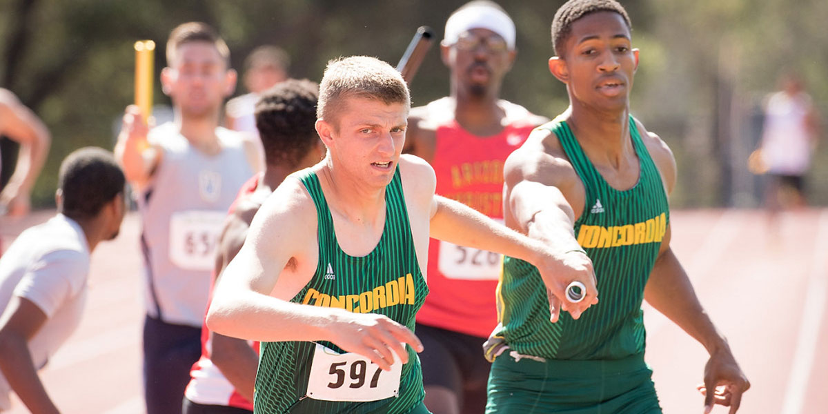 CUI athletes passing the baton