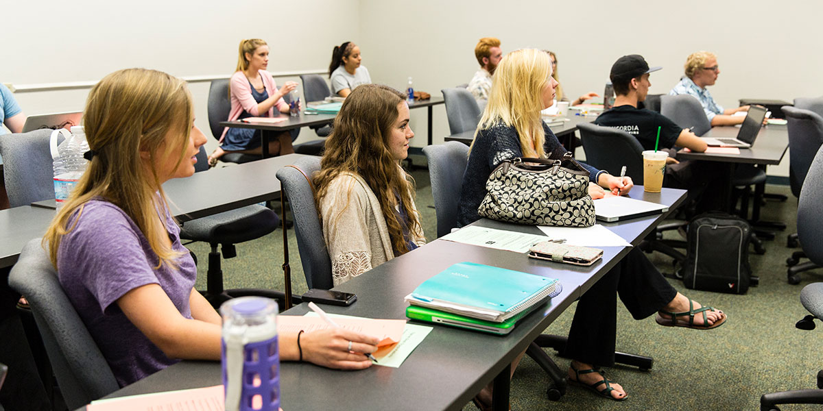 CUI students in a classroom