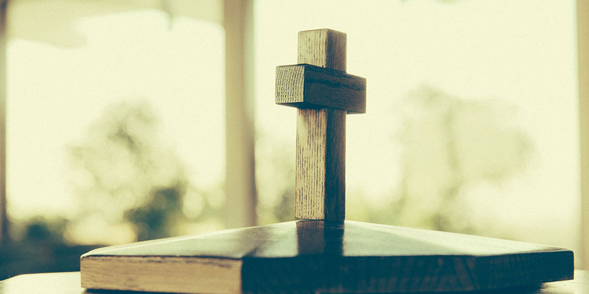 Wooden cross in Good Shepherd Chapel