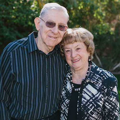 Don and Wanda posing for a picture