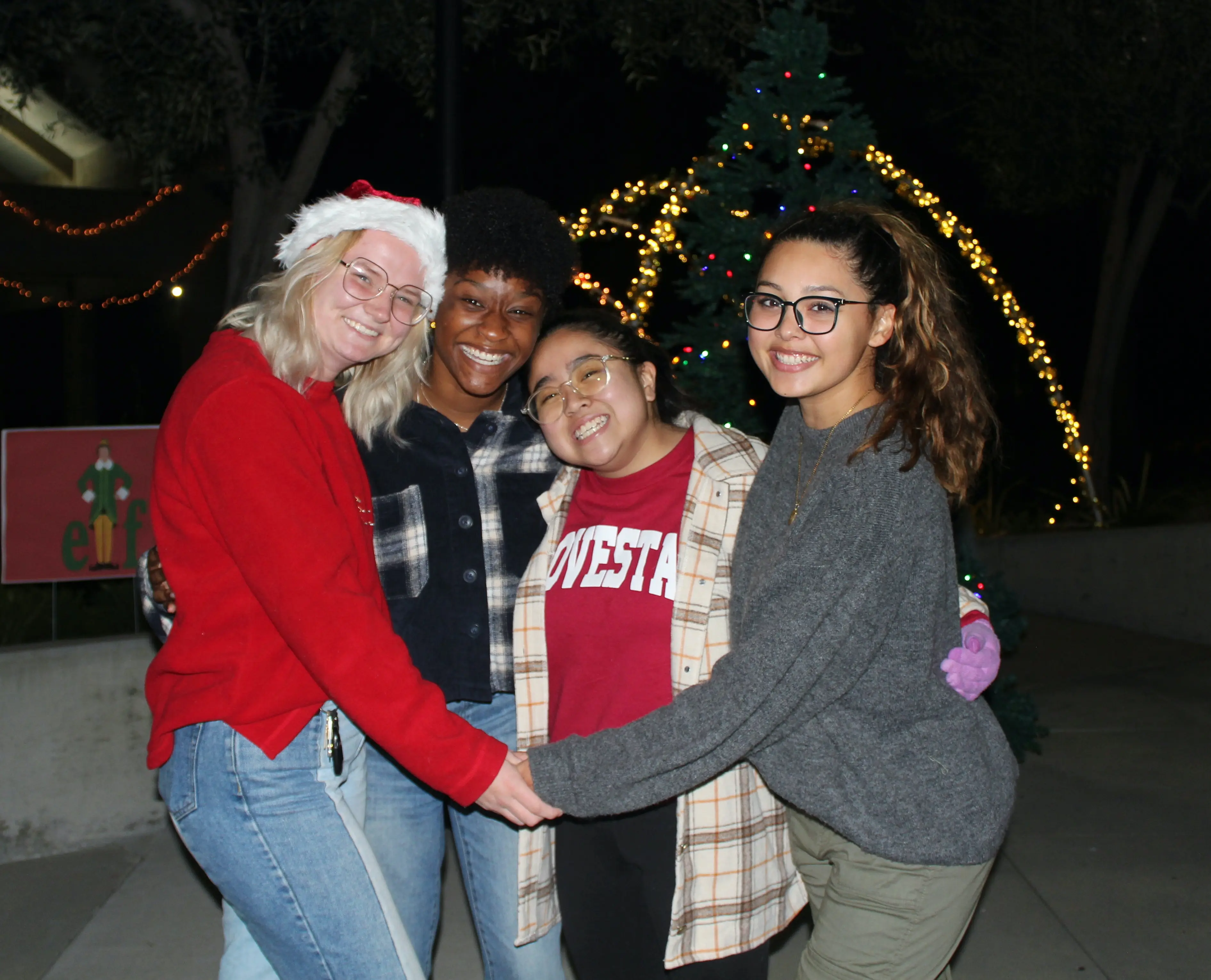 students enjoying Concordia Christmas together