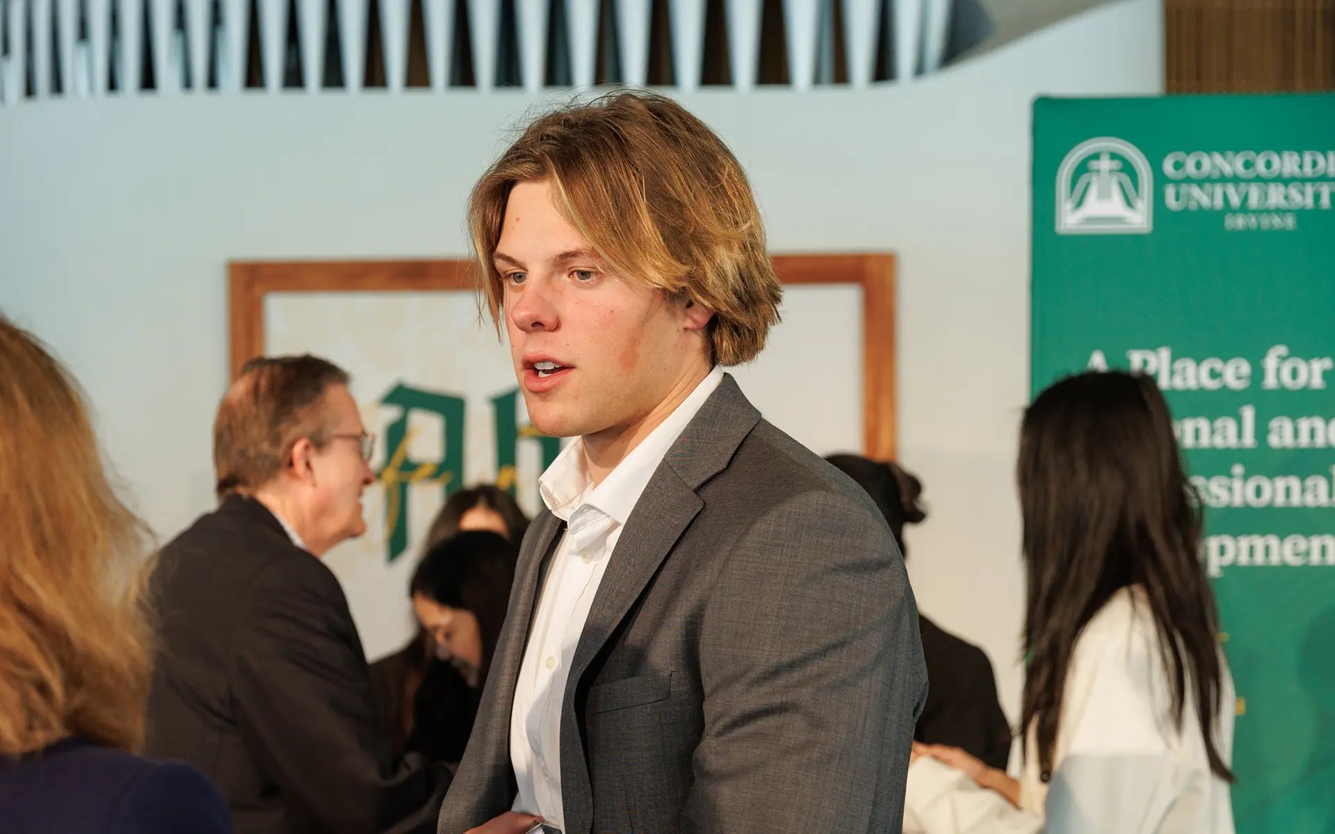 A man in a suit