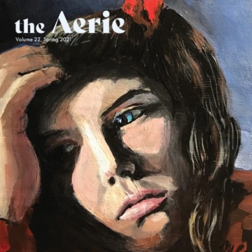 A magazine cover with a woman's face