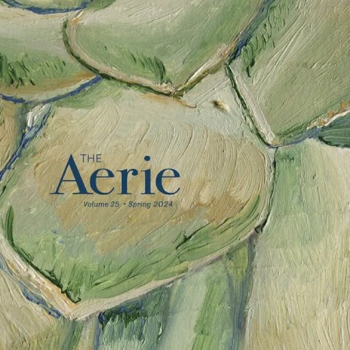 A close up of a painting