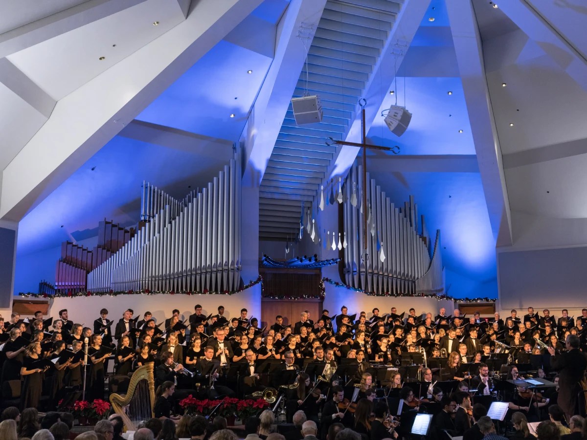 Concordia University Irvine Christmas celebration