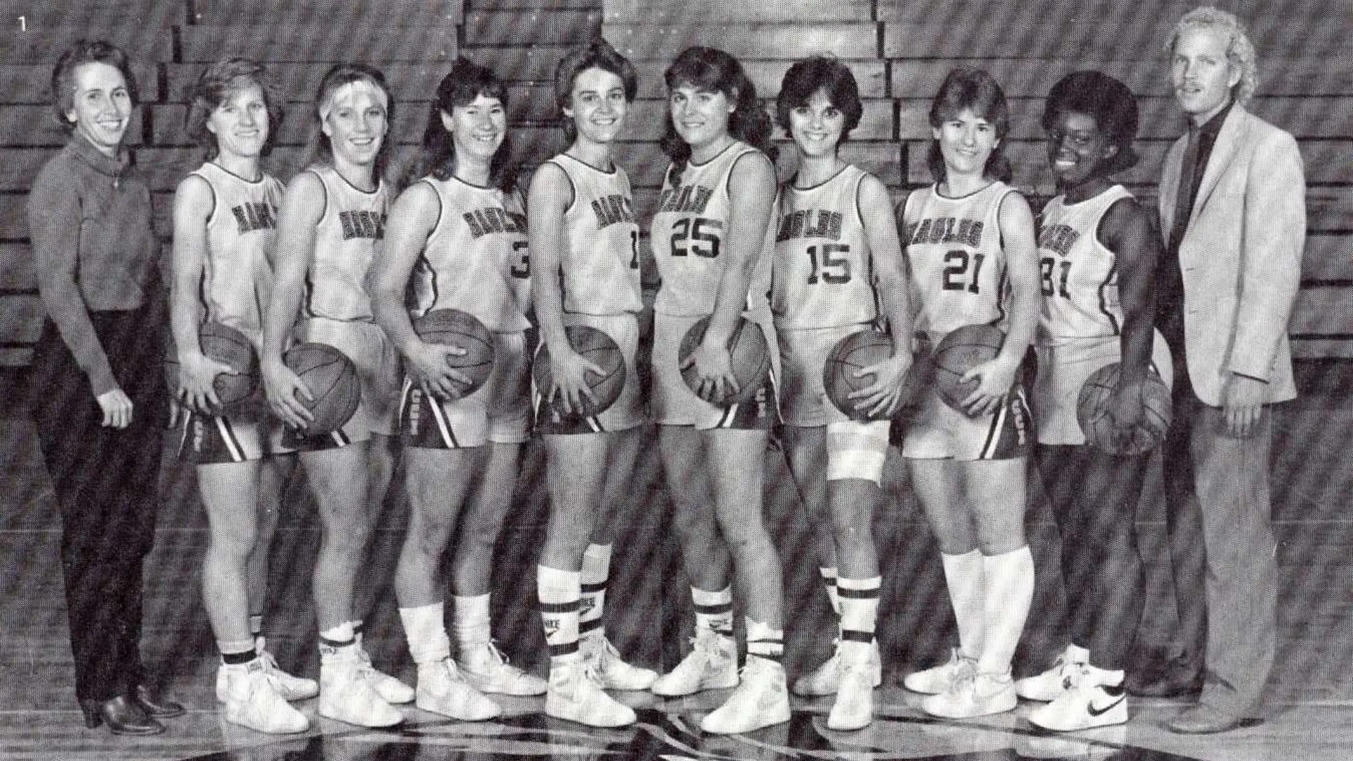 A group of women's basketball team