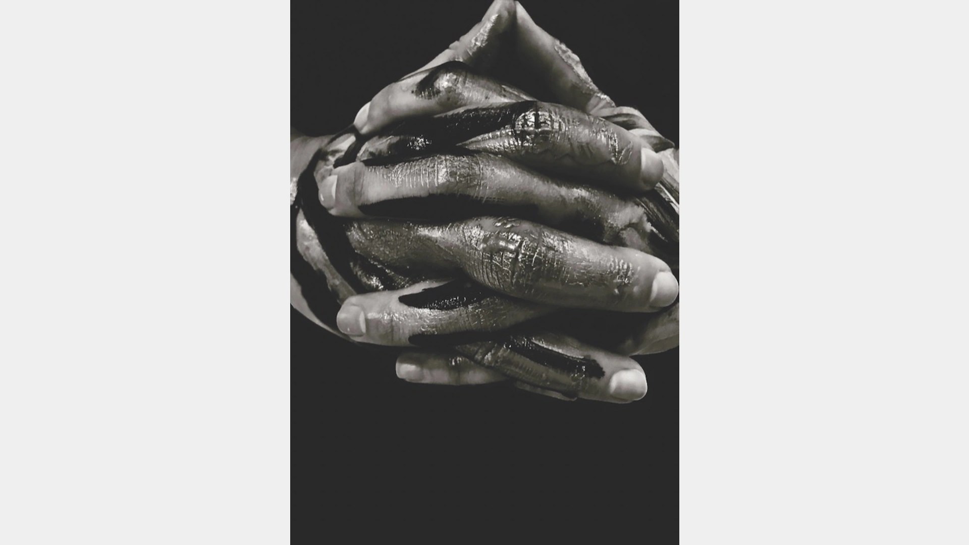 A close up of hands