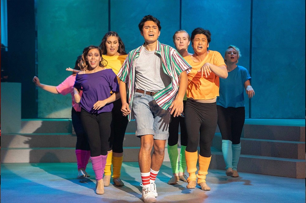 A group of people on stage