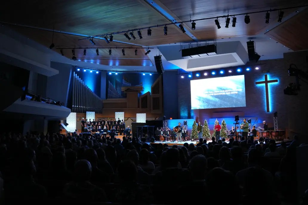 A group of people on a stage
