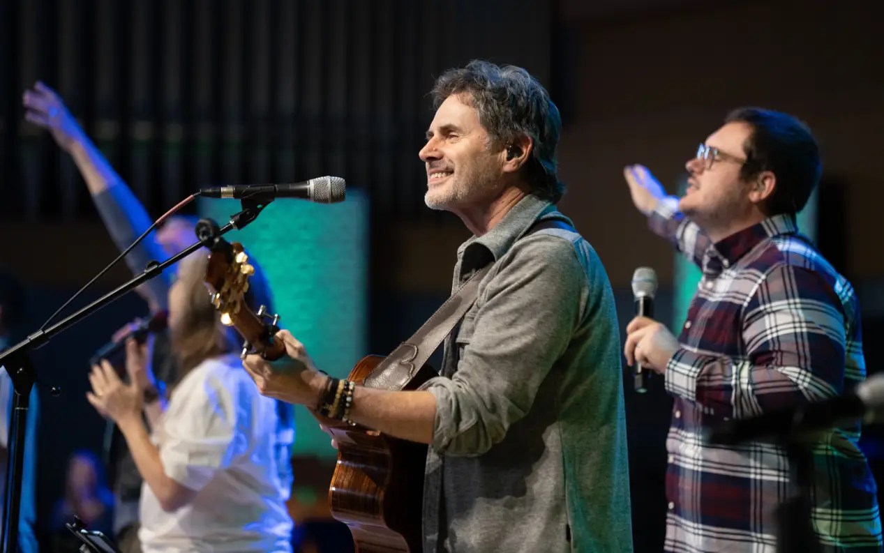 A group of people on a stage