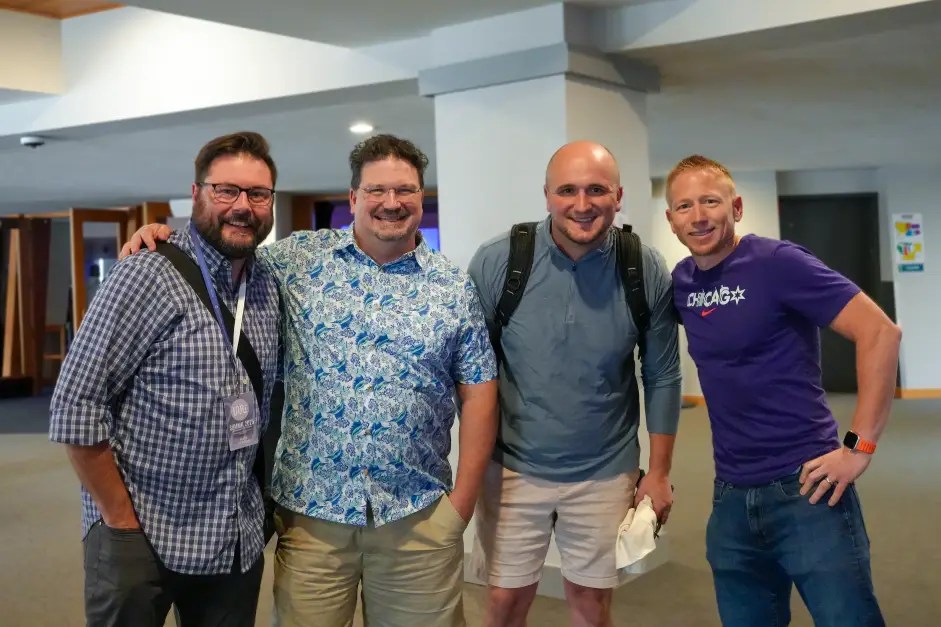 A group of men standing together