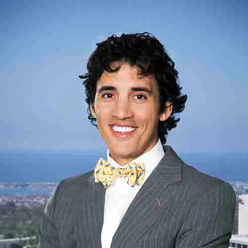 A man in a suit and bow tie