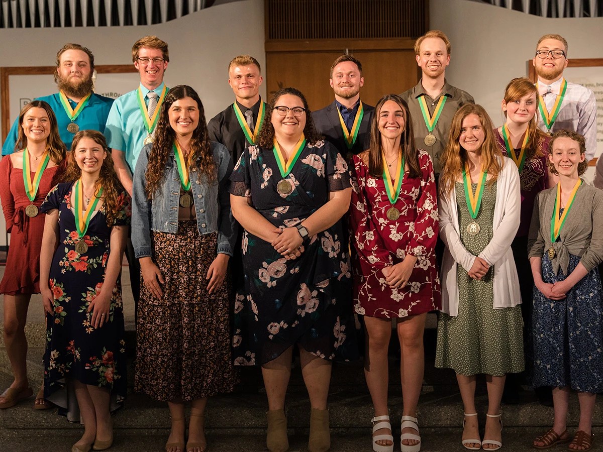 A group of people posing for a photo