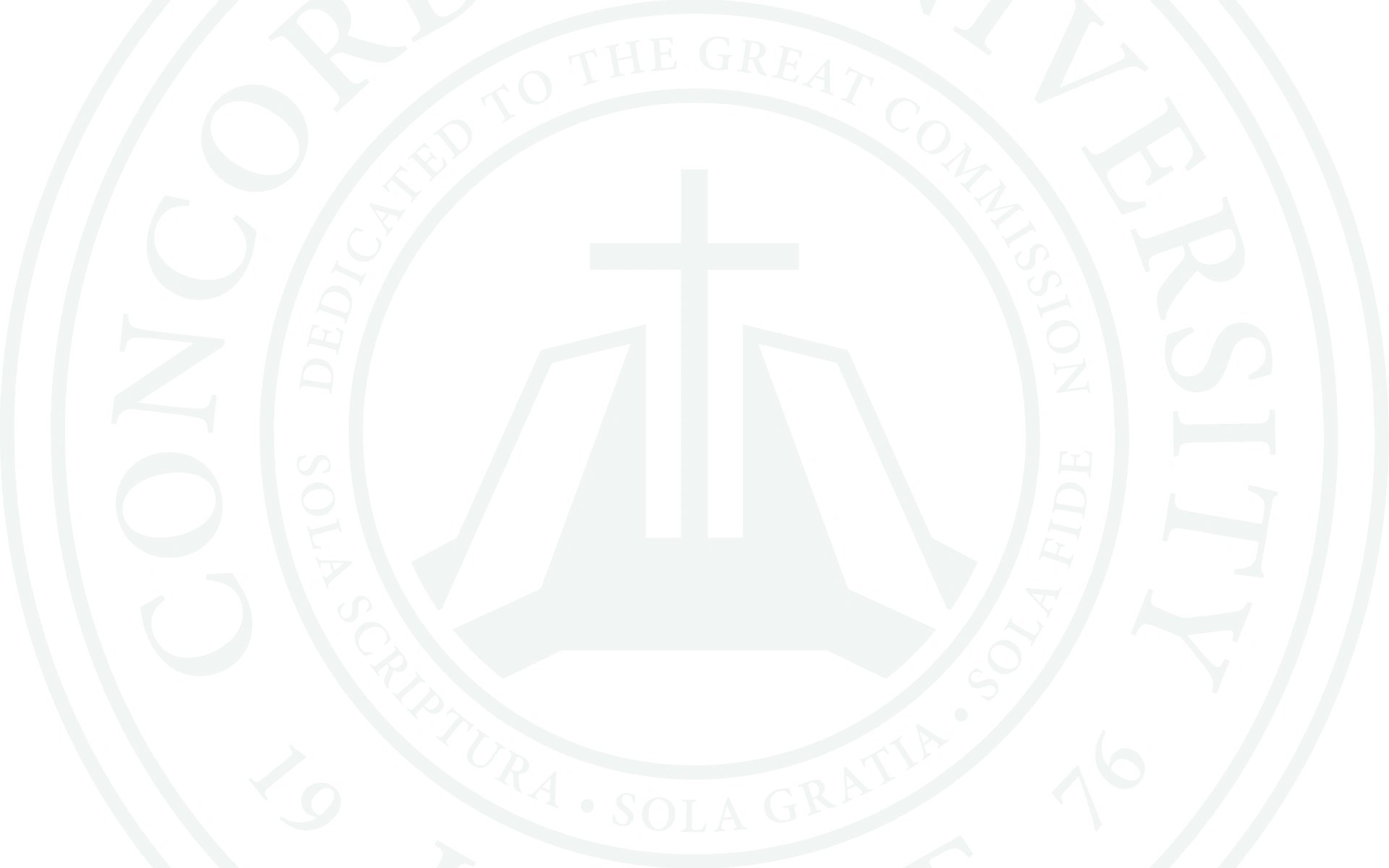 Concordia Seal in a white background