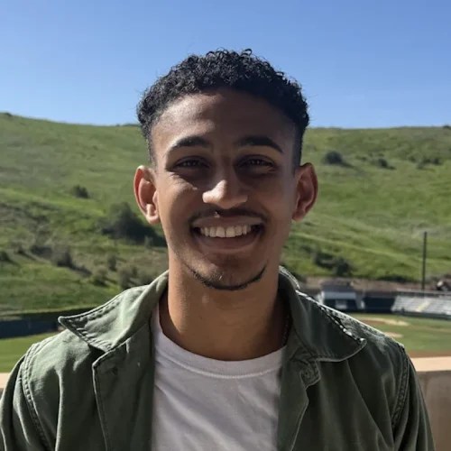 A man smiling at the camera