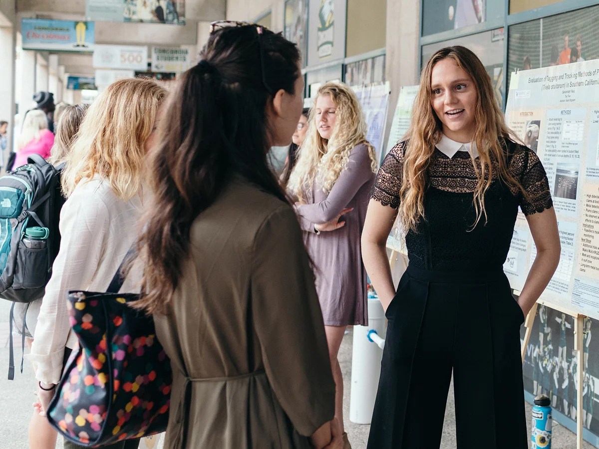 A group of women standing in a line