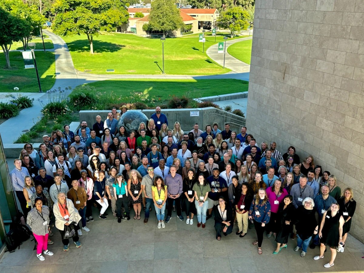A group of people posing for a photo