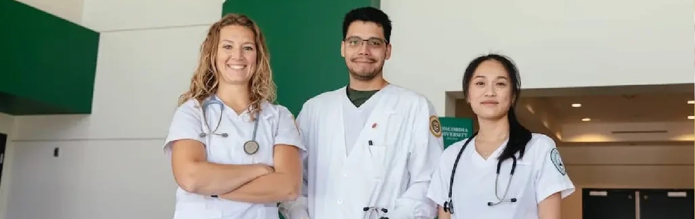 A group of people posing for a photo
