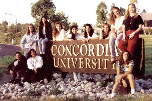 A group of people posing for a photo
