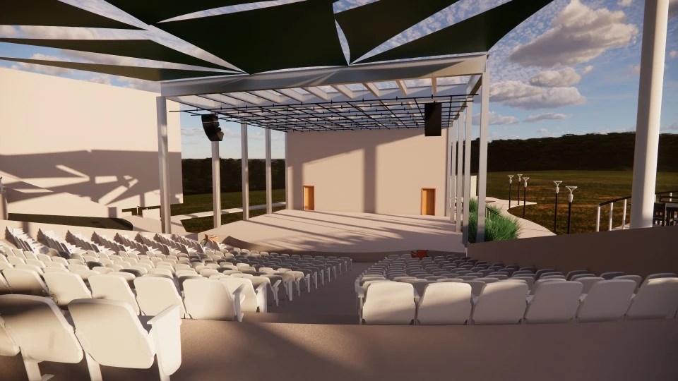 Render of the Nelson Amphitheatre