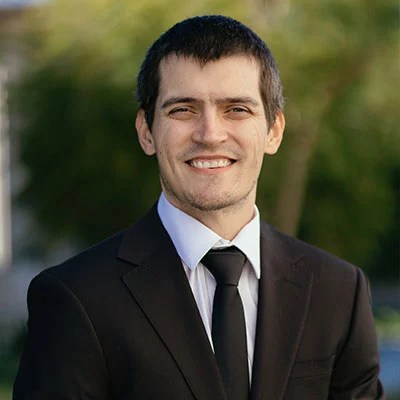A man in a suit and tie
