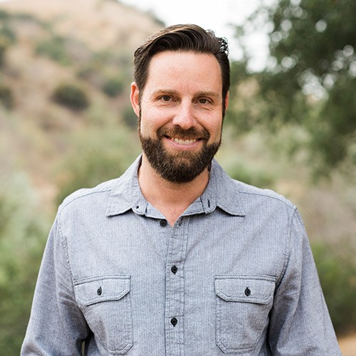 A man smiling at camera