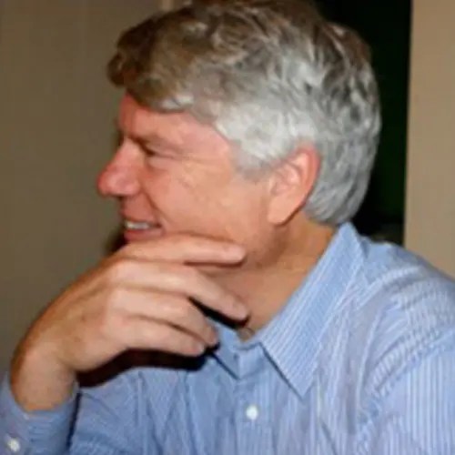 A man with his hand on his chin